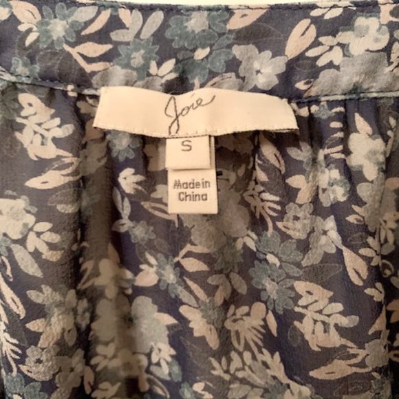 NWOT  Joie Louvre Floral Silk Blouse - Picture 4 of 5